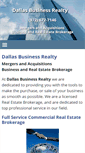 Mobile Screenshot of dallasbusinessrealty.com